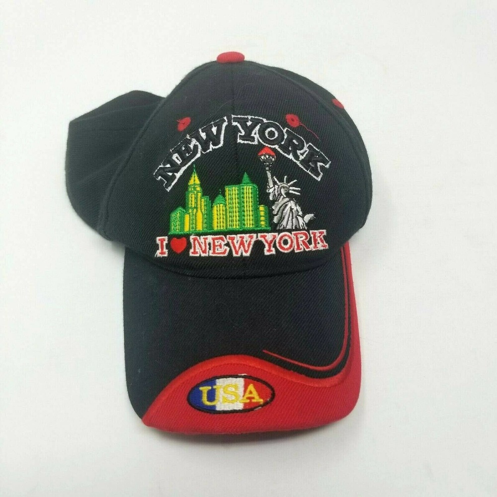 Cityscape Statue of Liberty Trucker Hat Snapback